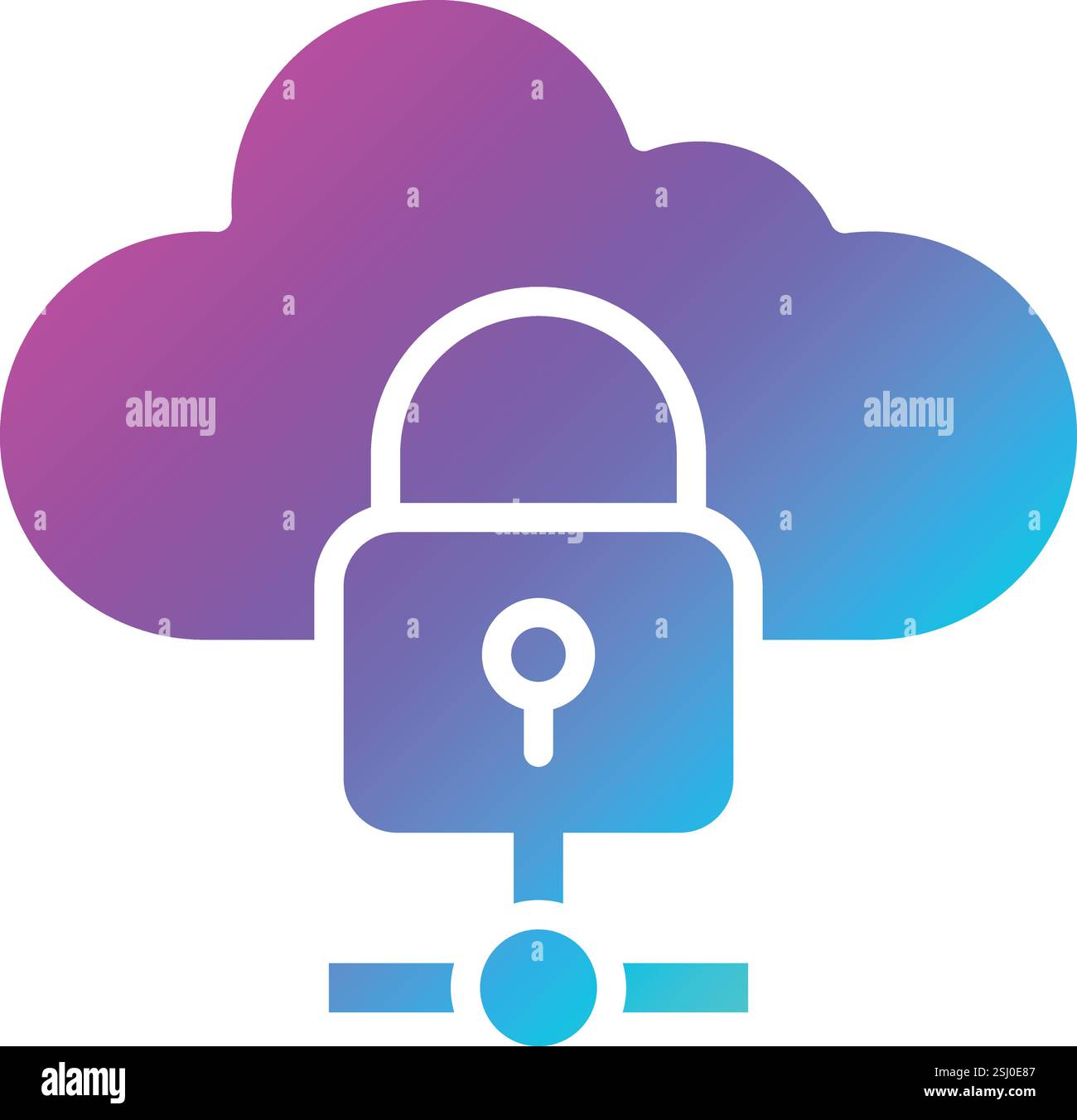 Data protection Vector Icon Design Illustration Stock Vector
