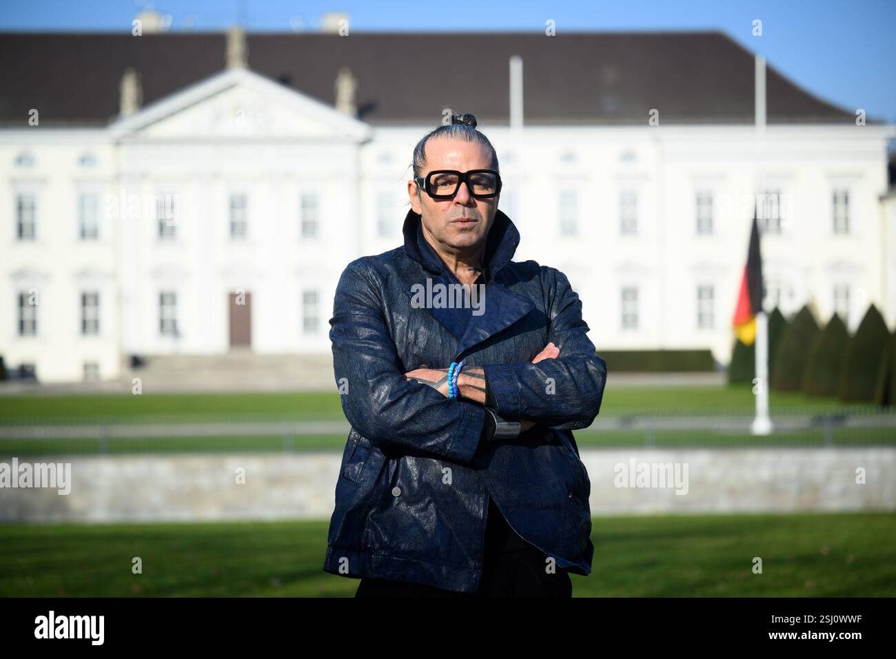 11 February 2025 Berlin: Luigi Toscano stands in front of Bellevue