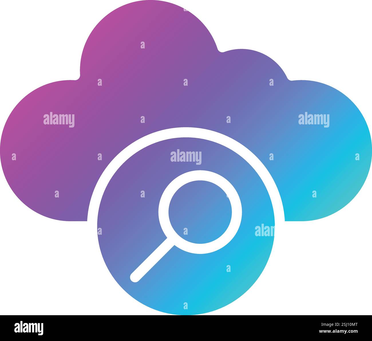 Search Vector Icon Design Illustration Stock Vector