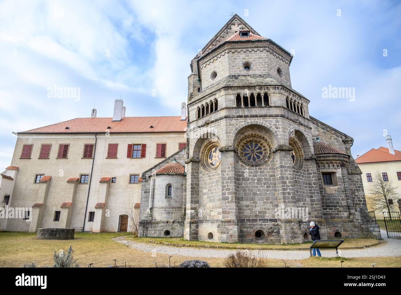 St. Procopius Basilica, UNESCO World Heritage Site in Trebic, Czech ...