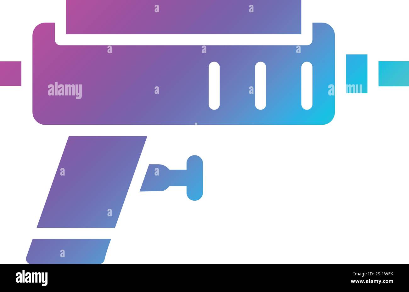 Toy gun Vector Icon Design Illustration Stock Vector