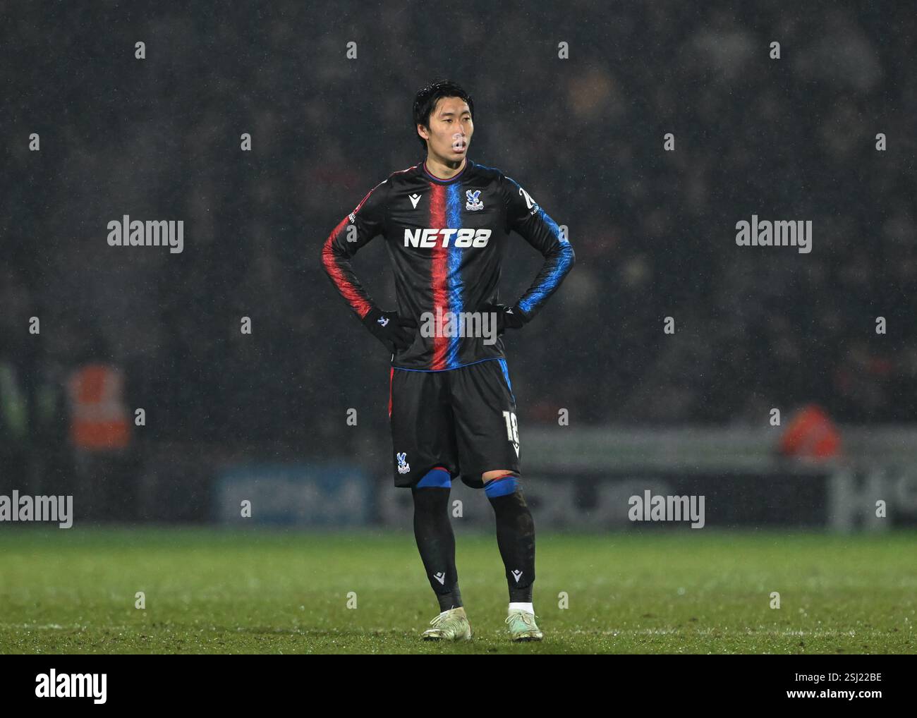 Doncaster, UK. 10th Feb, 2025. Daichi Kamada of Crystal Palace during the FA Cup match at the Keepmoat Stadium, Doncaster. Picture credit should read: Cody Froggatt/Sportimage Credit: Sportimage Ltd/Alamy Live News Stock Photo