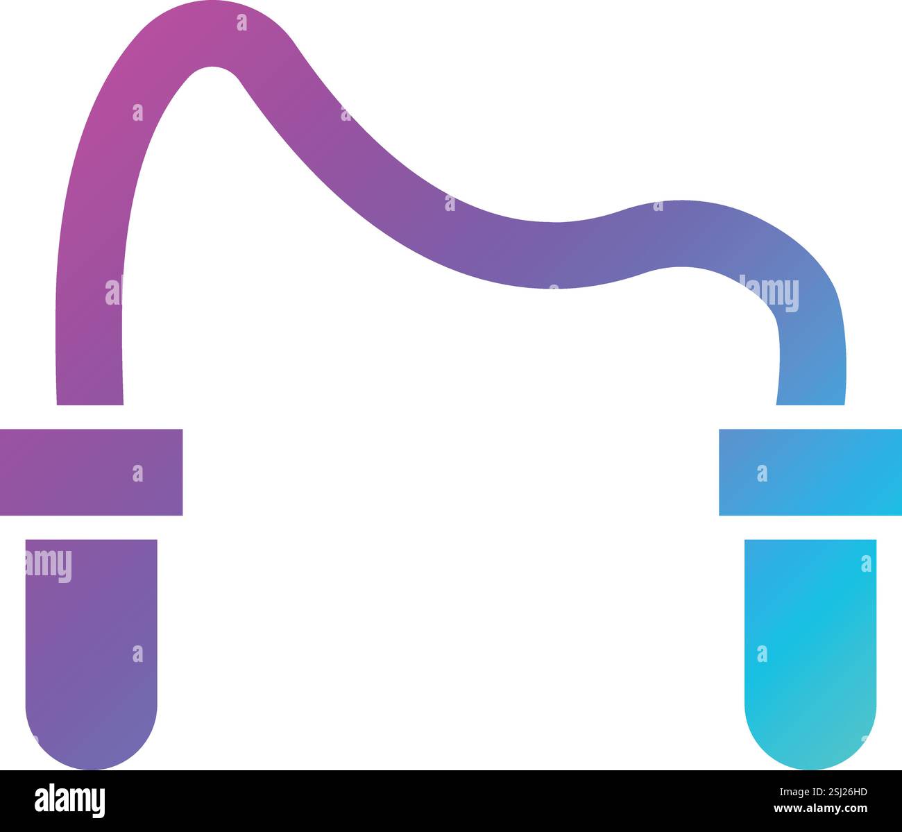 Jumping rope Vector Icon Design Illustration Stock Vector