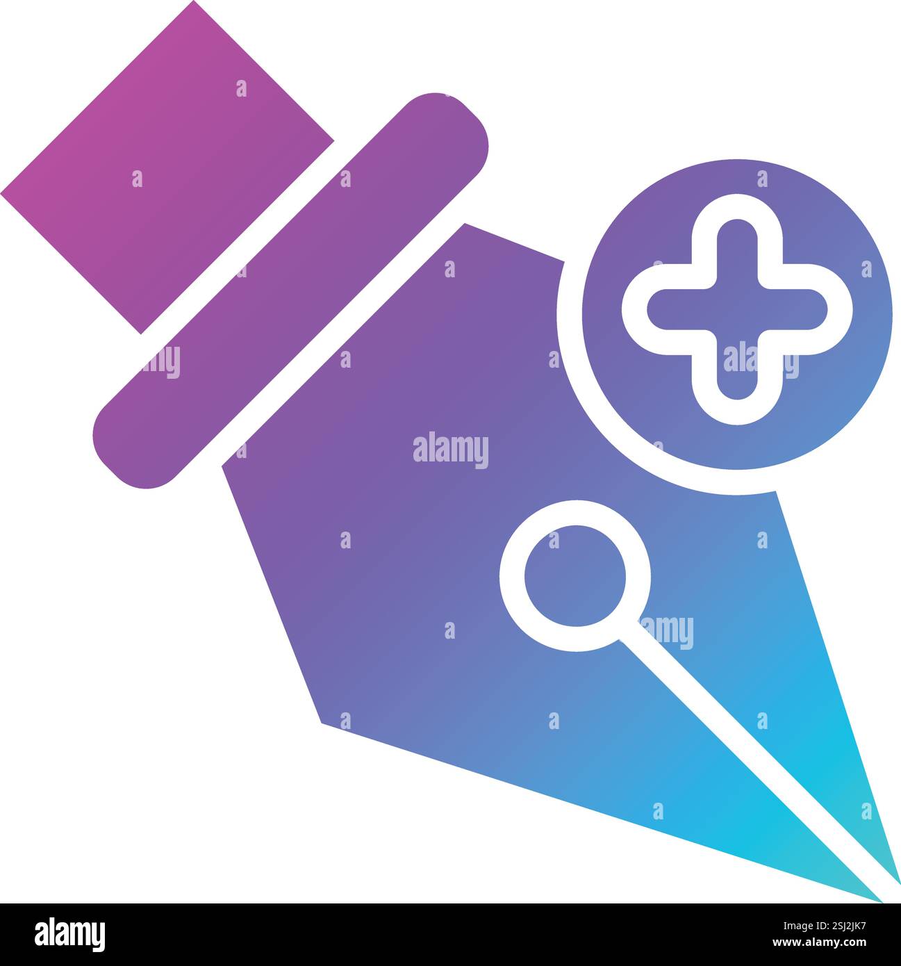 Add anchor Vector Icon Design Illustration Stock Vector