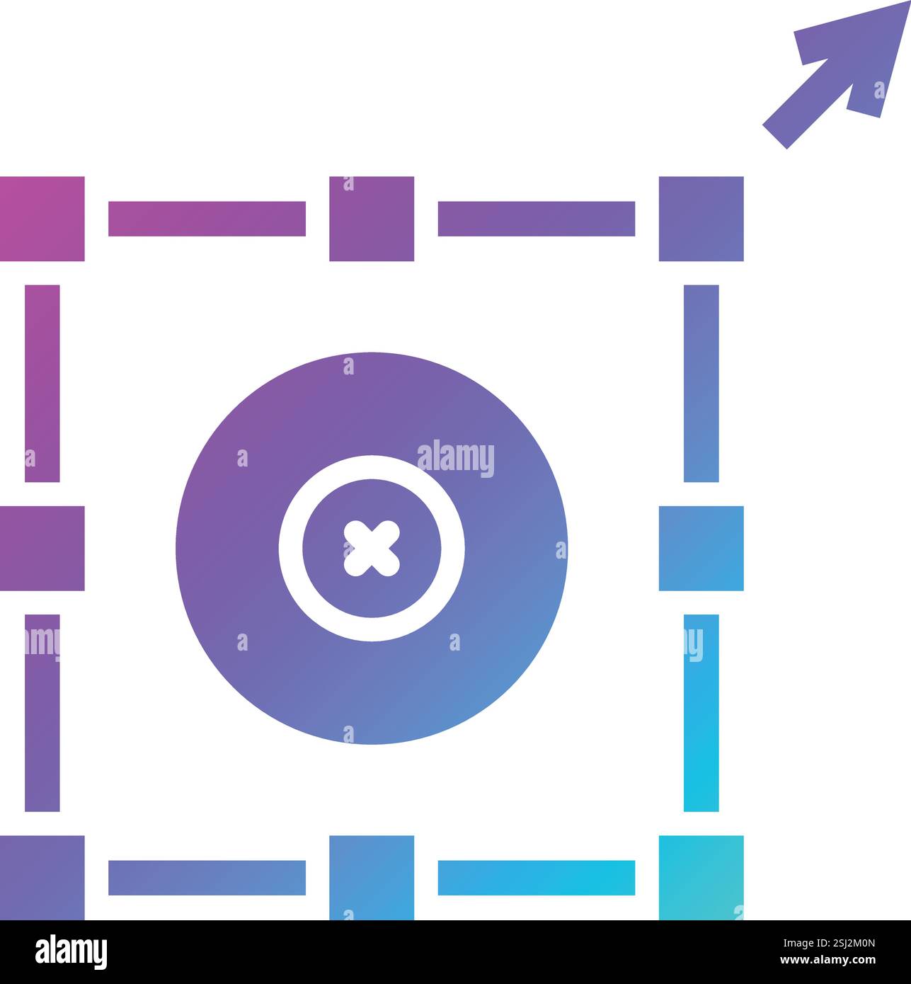 Resize option Vector Icon Design Illustration Stock Vector