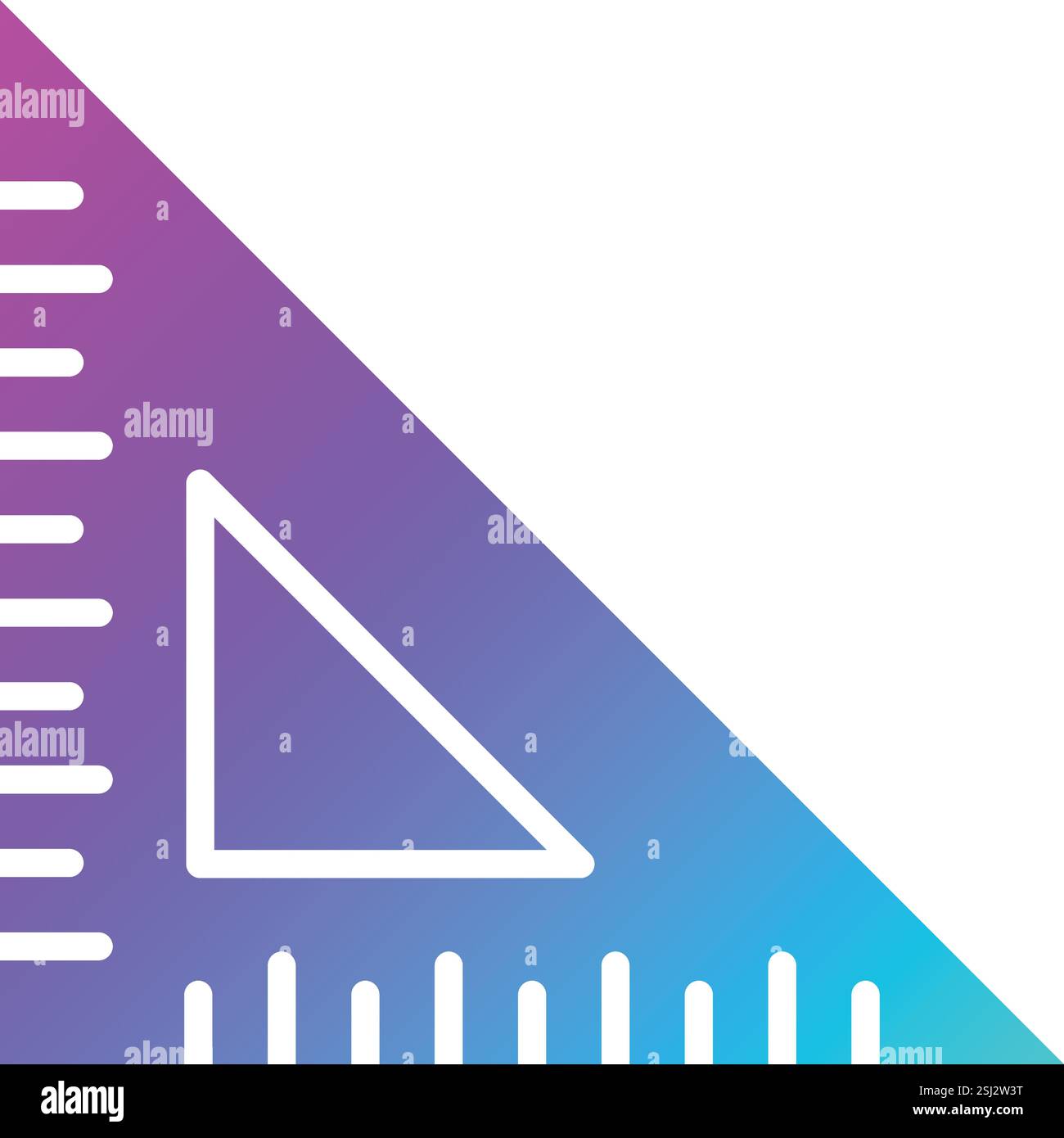 Set square Vector Icon Design Illustration Stock Vector
