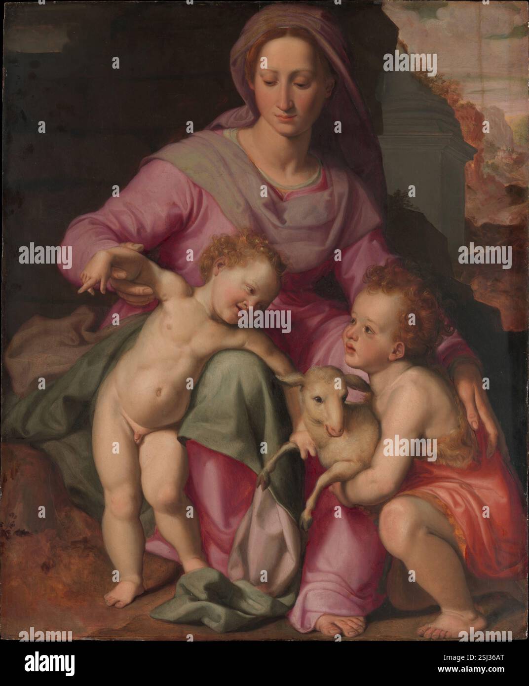 Madonna and Child Santi di Tito Stock Photo - Alamy