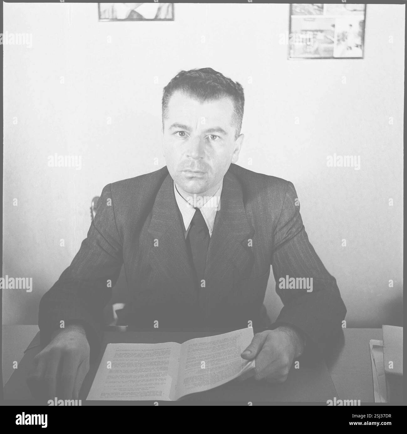 --- Jenö Marton, 1958#Jenö Marton, 1958 Stock Photo