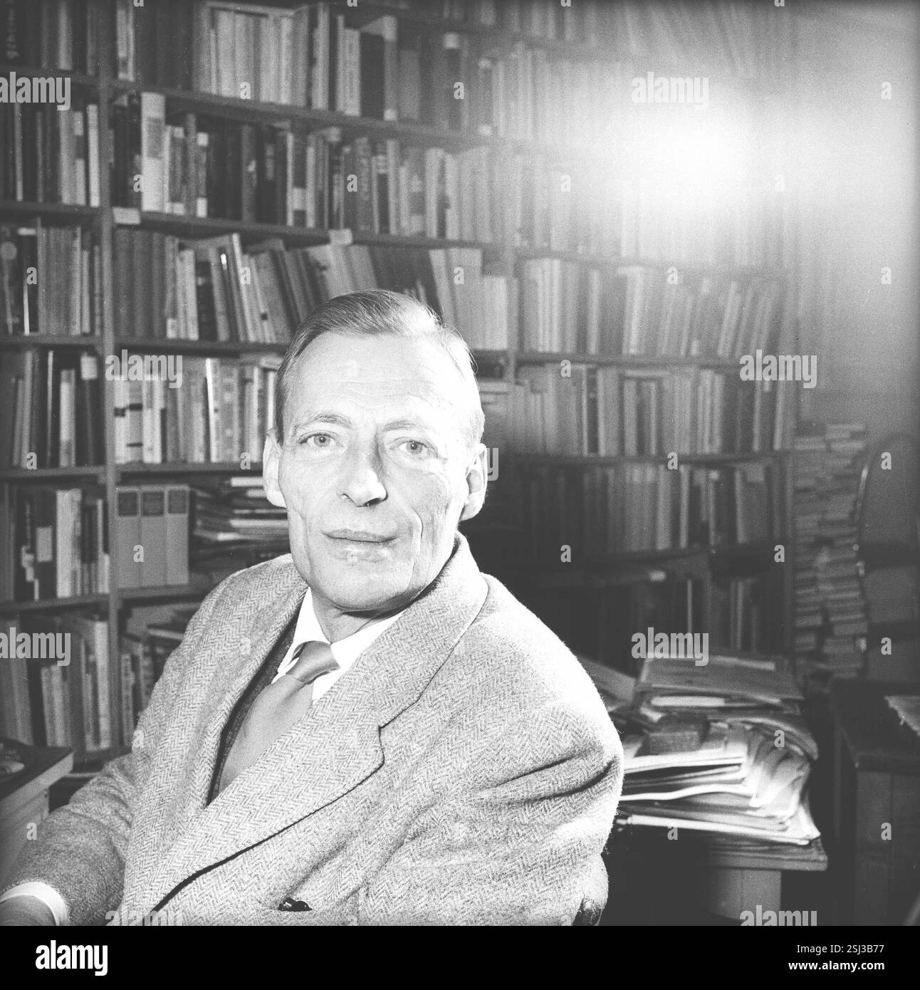--- Jean Gebser, Autor, 1962#Jean Gebser, author, 1962 Stock Photo