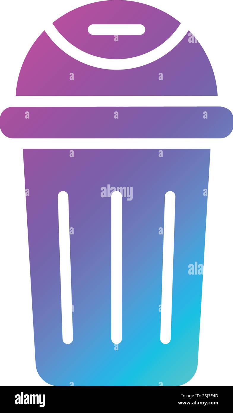 Bin Vector Icon Design Illustration Stock Vector