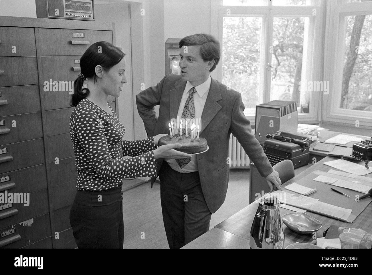 --- Ribidi feiert 10-Jahr-Jubiläum von Benno Ruckstuhl, 1972#Ribidi celebrating 10 years jubilee of Benno Ruckstuhl, 1972 Stock Photo