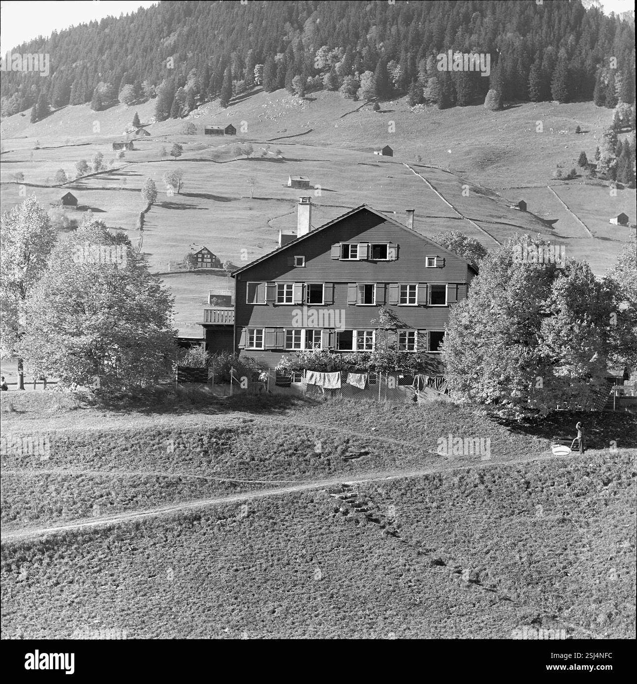 Toggenburger Haus, Heim für Tibeter Kinder, Unterwasser 1961#Toggenburg ...