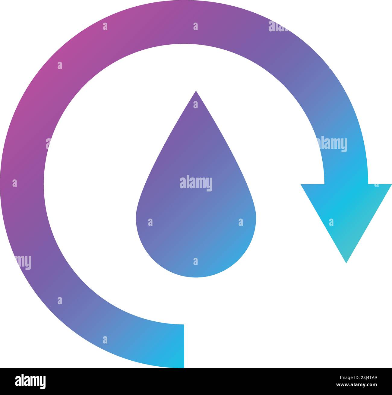 Water cycle Vector Icon Design Illustration Stock Vector Image & Art ...