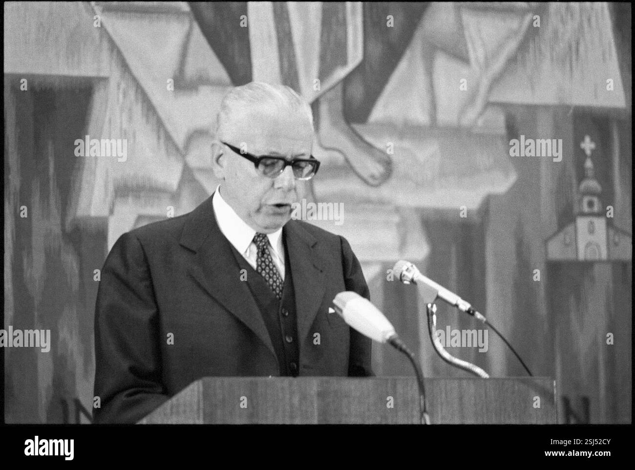 Gustav Heinemann in der Schweiz, 1972#Gustav Heinemann in Switzerland ...