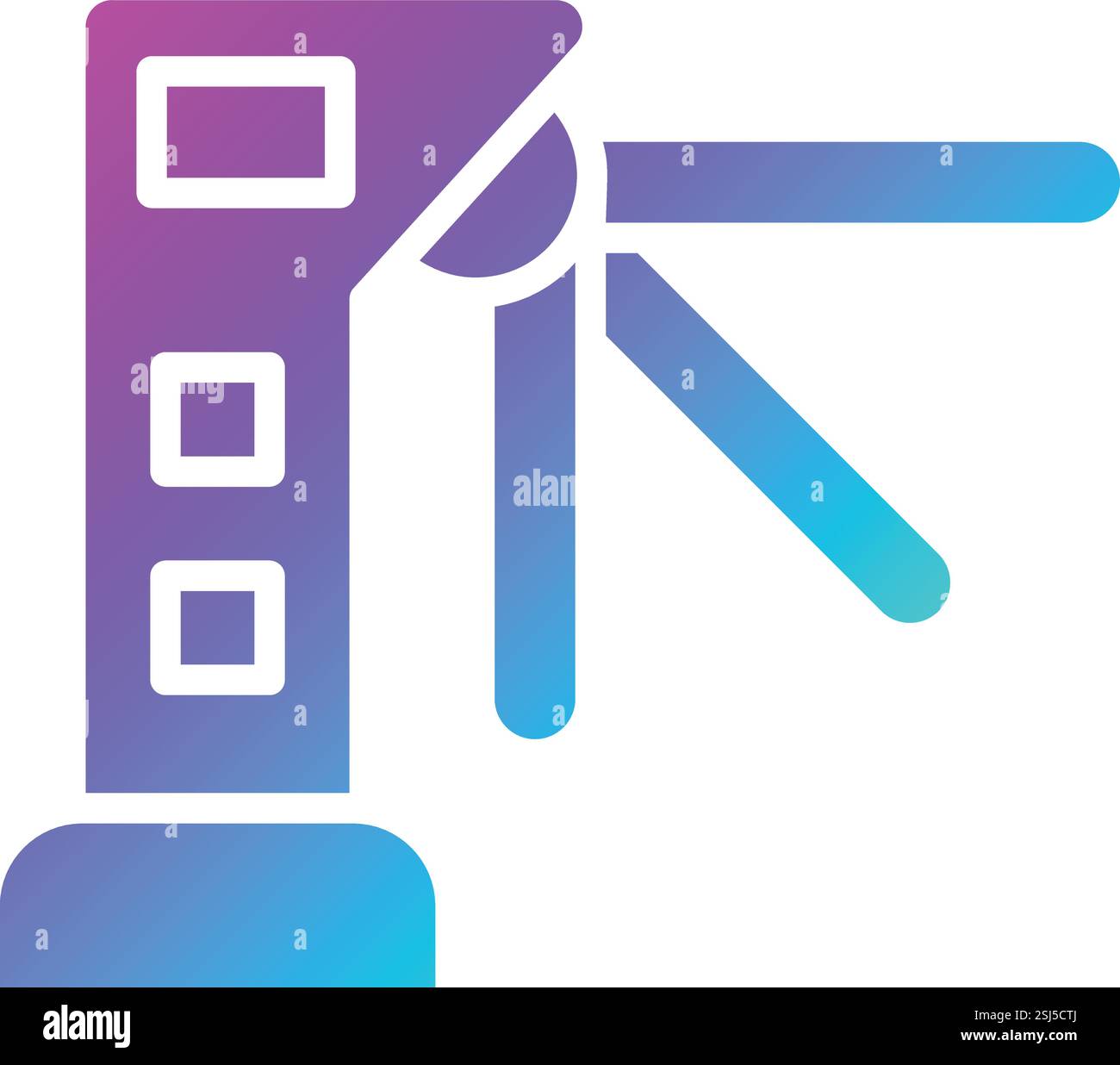 Turnstiles Vector Icon Design Illustration Stock Vector
