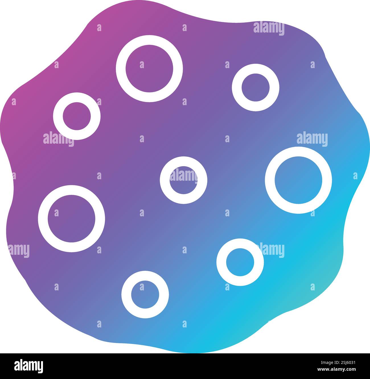Asteroid Vector Icon Design Illustration Stock Vector Image & Art - Alamy