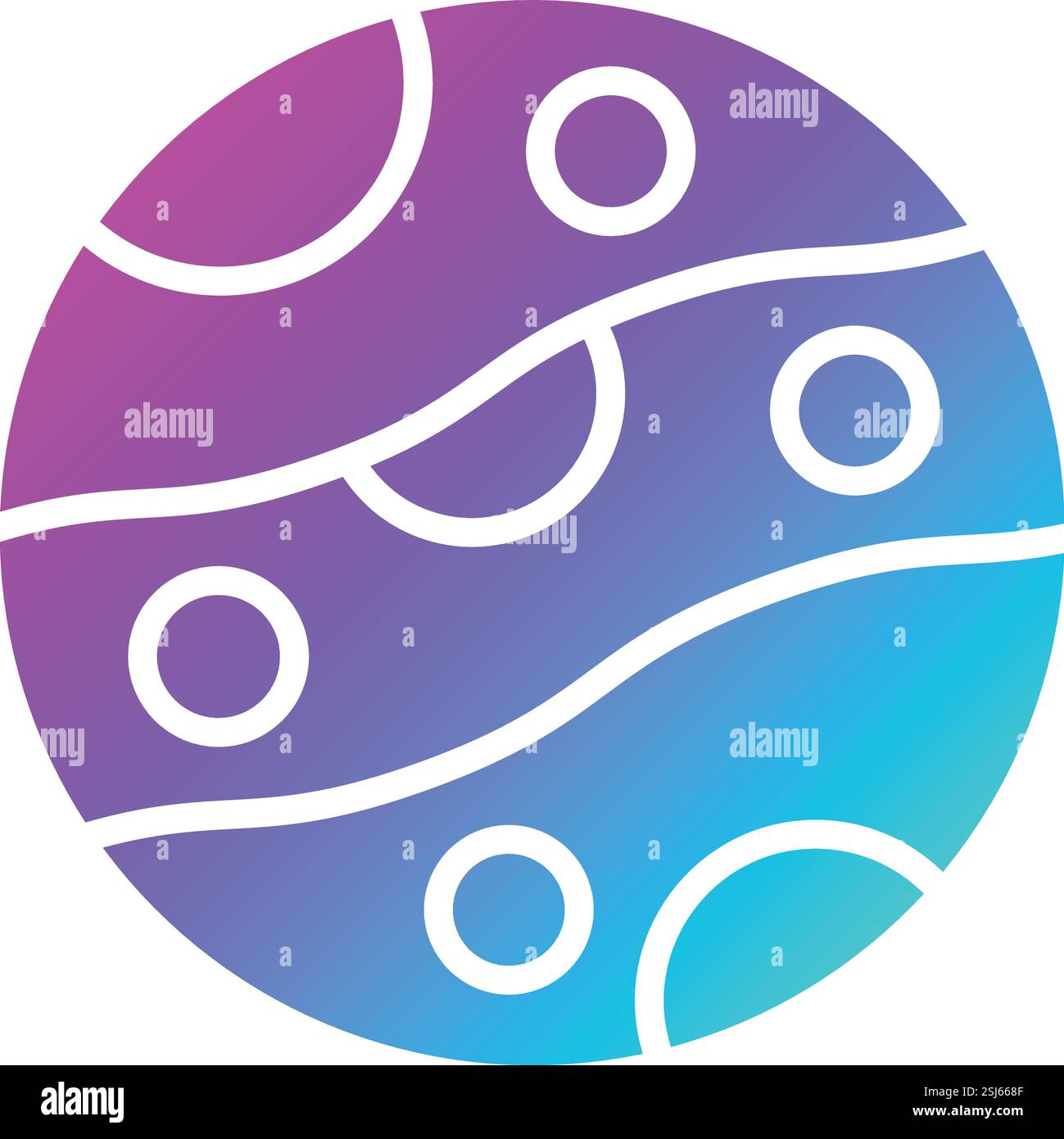 Planet Vector Icon Design Illustration Stock Vector
