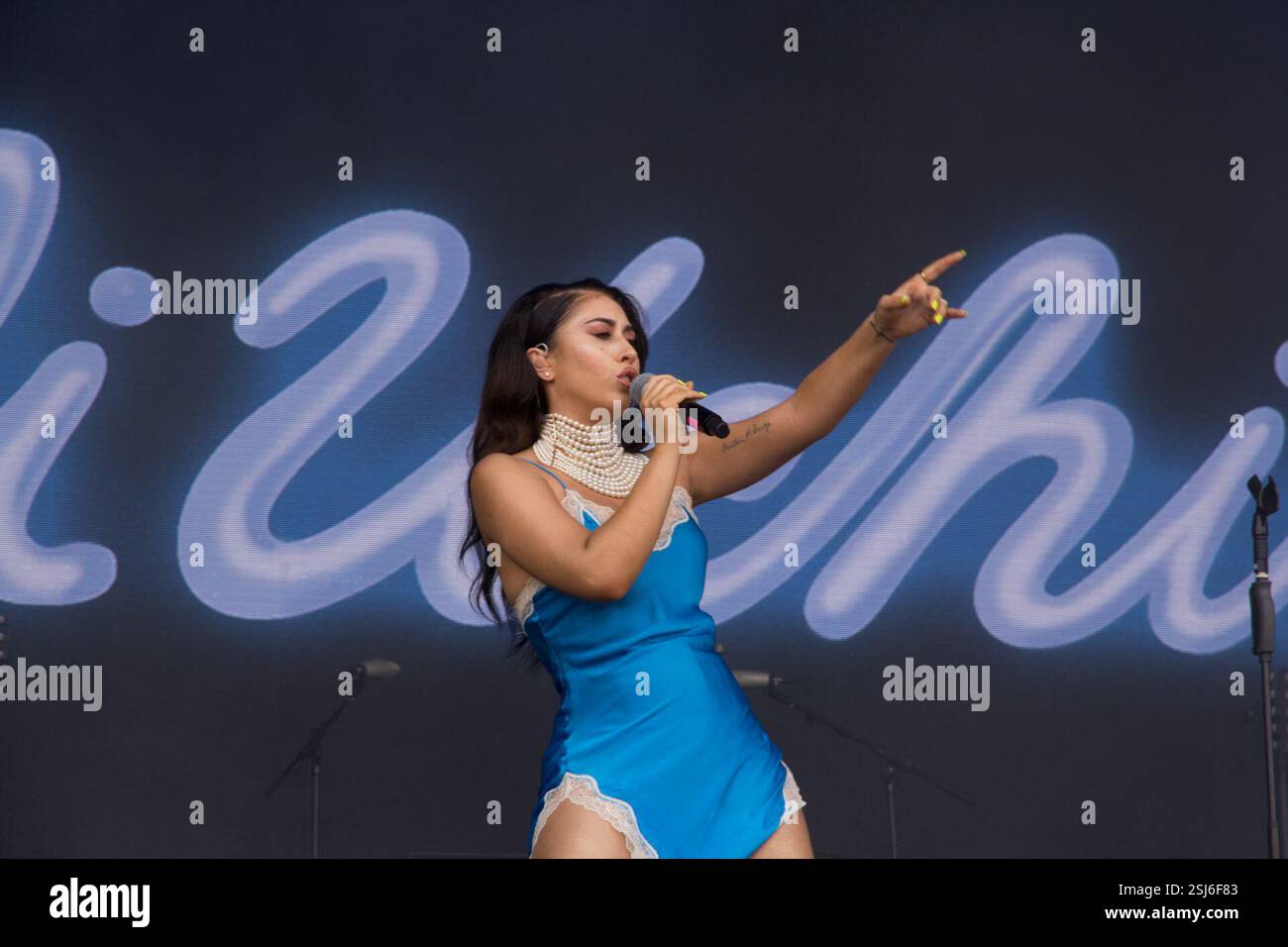 kali uchis blue dress To fit constraints, should I relax the 70-character limit or drop one of  the required phrases (Designer Fashion outlet / Authentic Dresses on sale)  to proceed? – Ask Me Wear main image 0