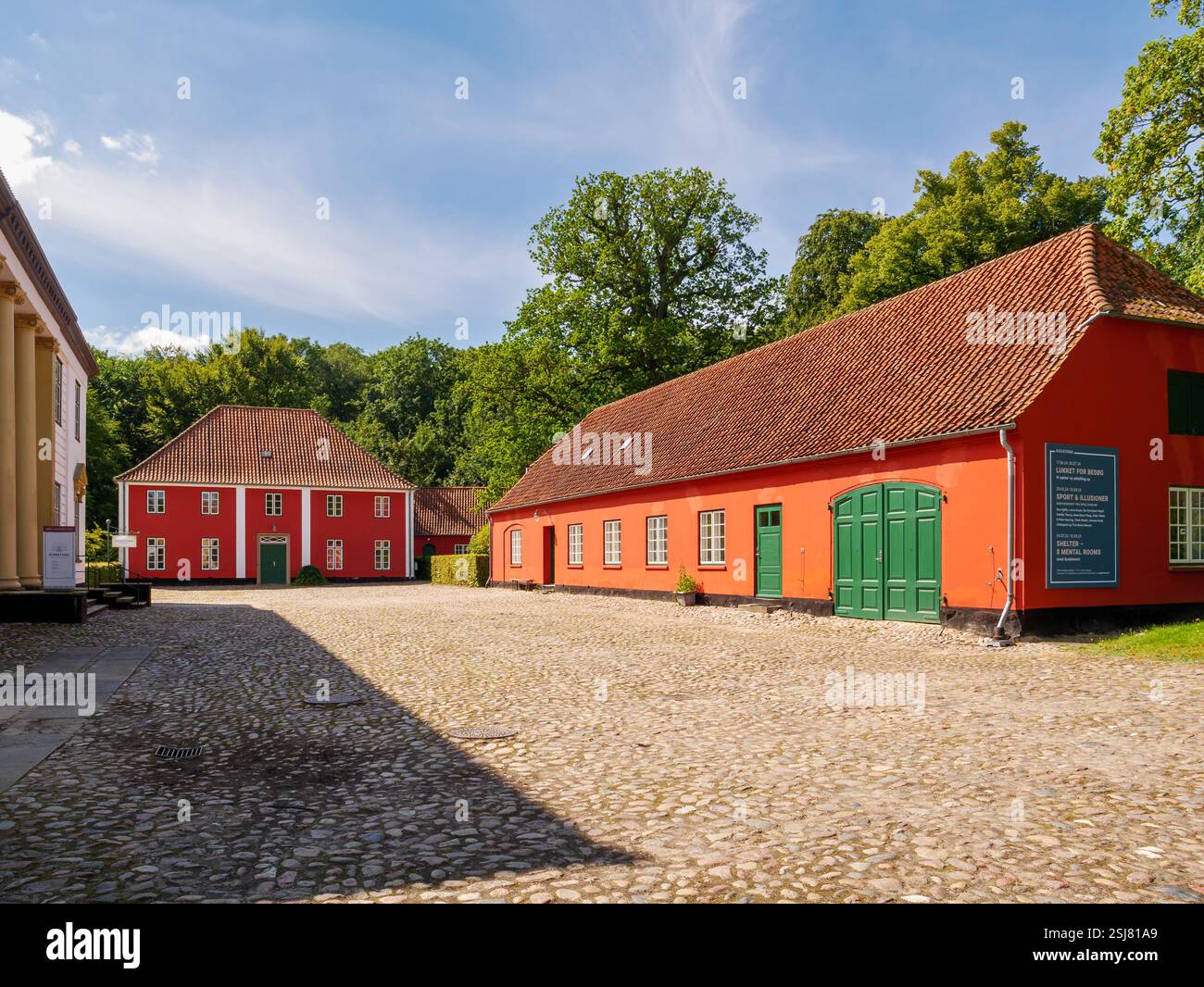 Red Palace and stable building of Augustiana Kunsthal, Art Hall, in ...