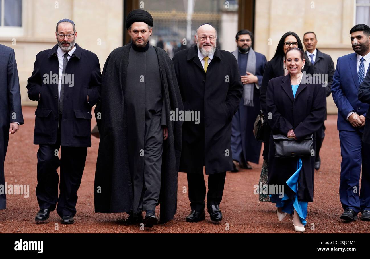 Chief Imam Dr Sayed Razawi (2nd left) and Chief Rabbi Sir Ephraim ...