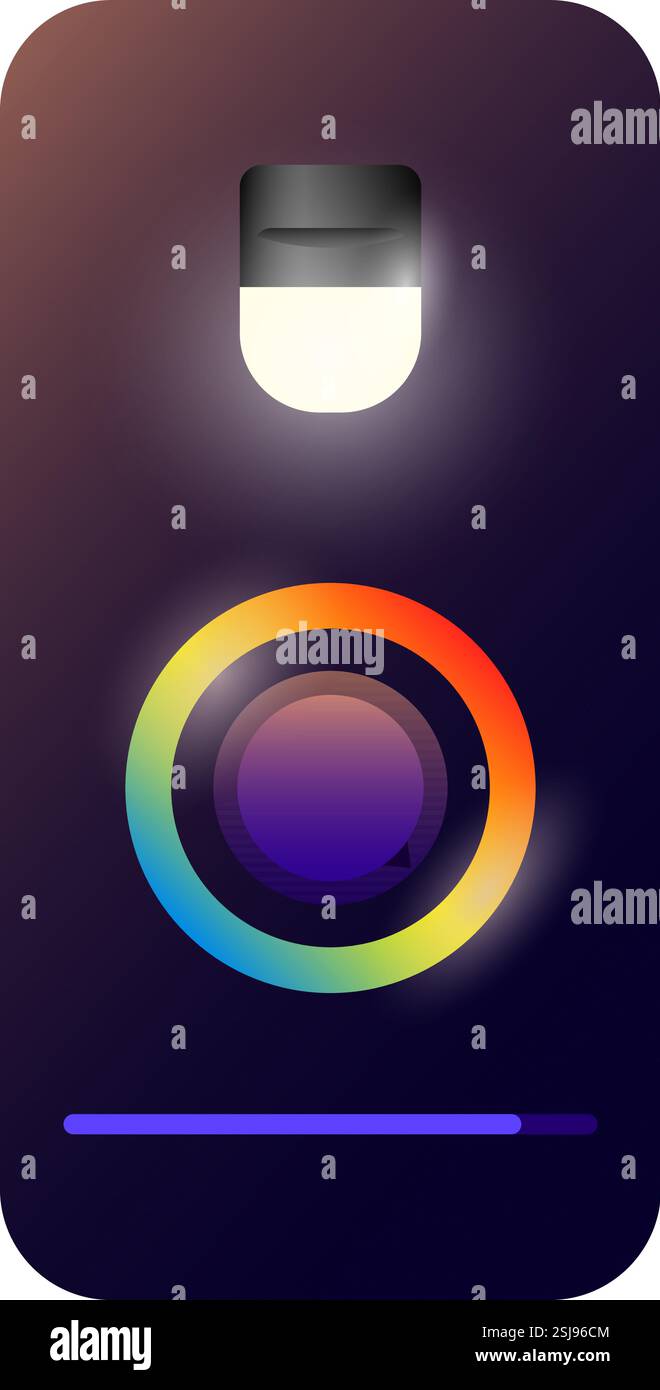 Room bulb control icon Stock Vector Images - Alamy