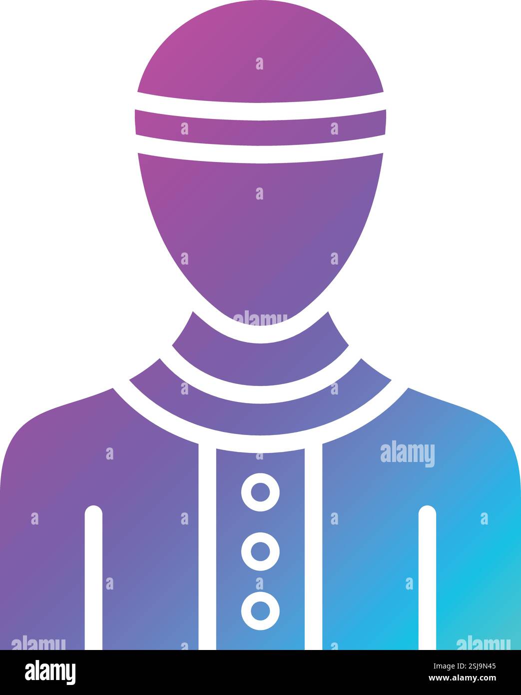 Muslim Vector Icon Design Illustration Stock Vector
