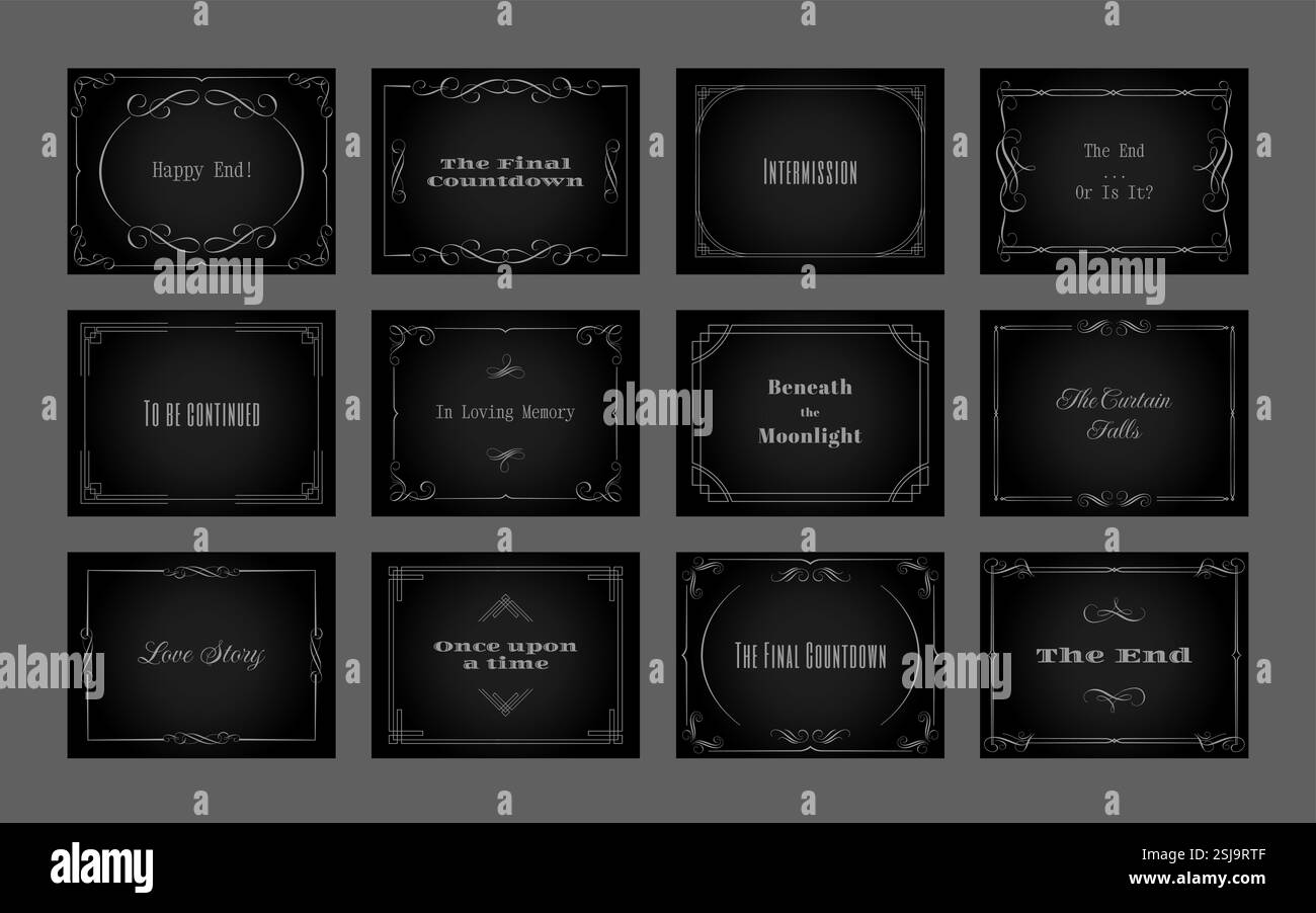 Movie title card hi-res stock photography and images - Alamy
