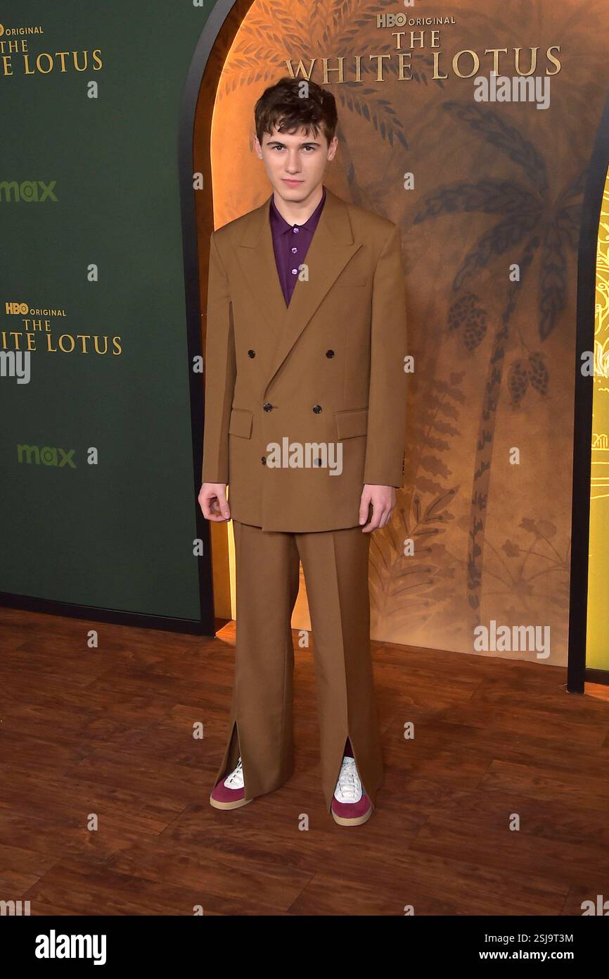 Sam Nivola bei der Premiere der 3. Staffel der HBO Serie The White ...