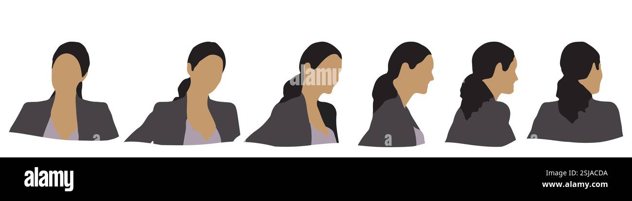 Conceptual human head isolated on white background as abstract avatar ...