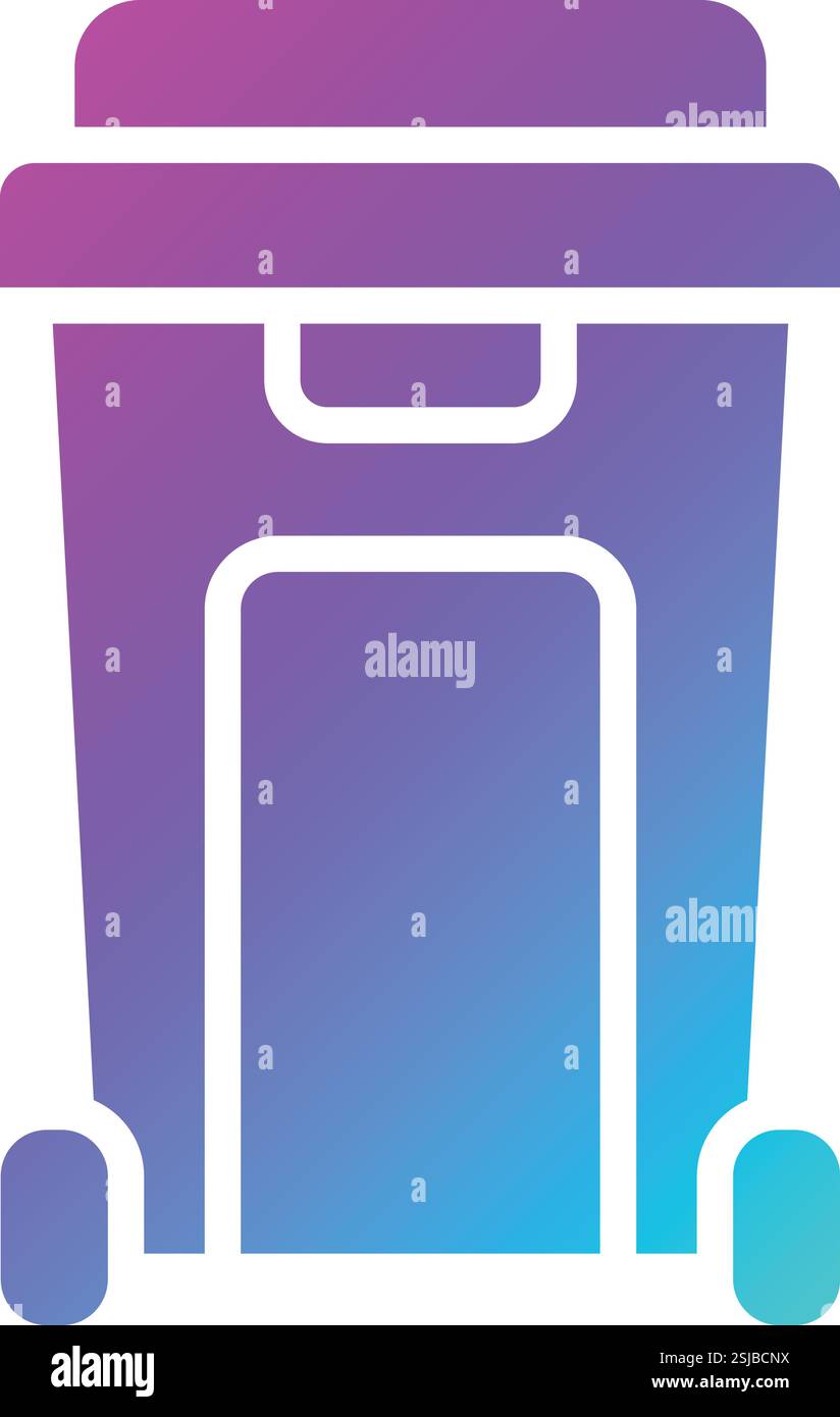 Recycle bin Vector Icon Design Illustration Stock Vector