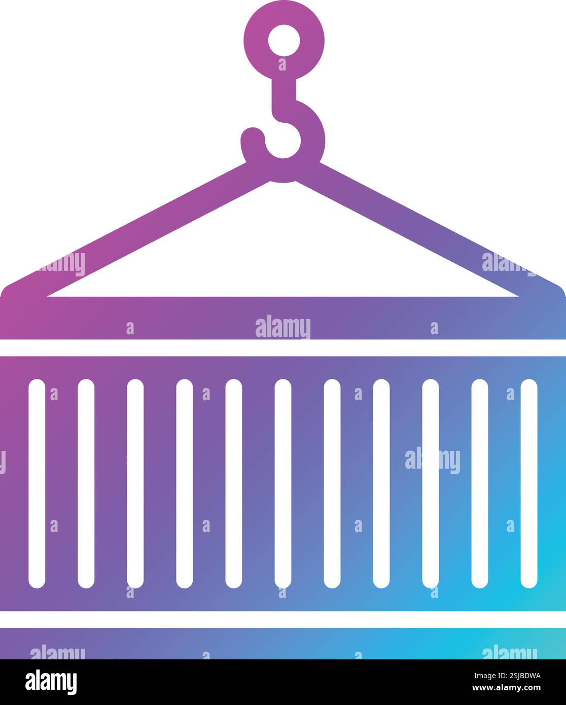 Container Vector Icon Design Illustration Stock Vector Image & Art - Alamy