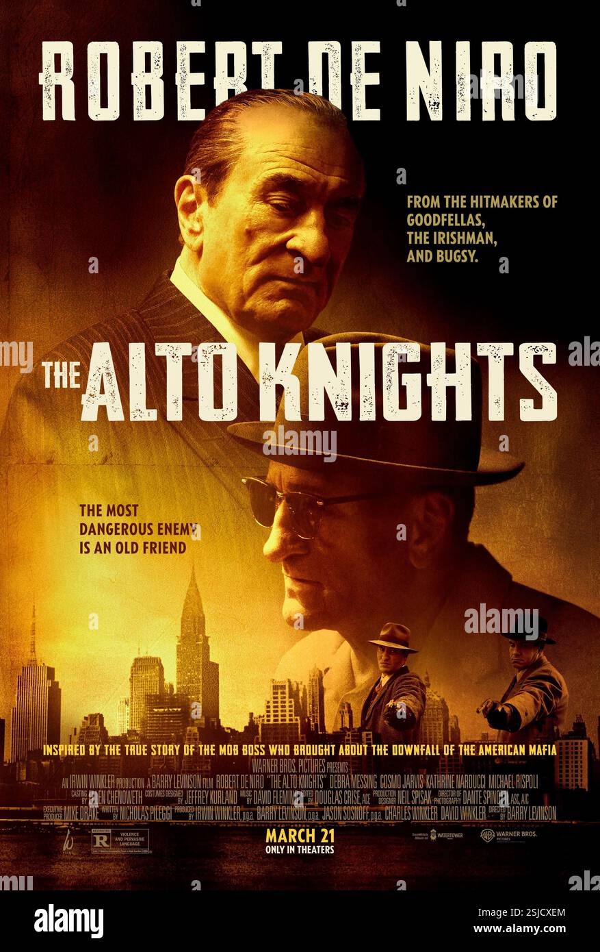 The Alto Knights Year : 2025 USA Director : Barry Levinson Robert De Niro Stock Photo