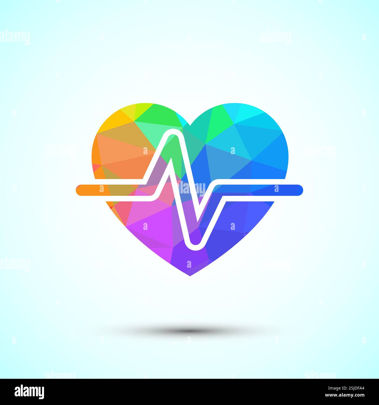 Heartbeat pulse icon design illustration, Medical heart sign for web ...