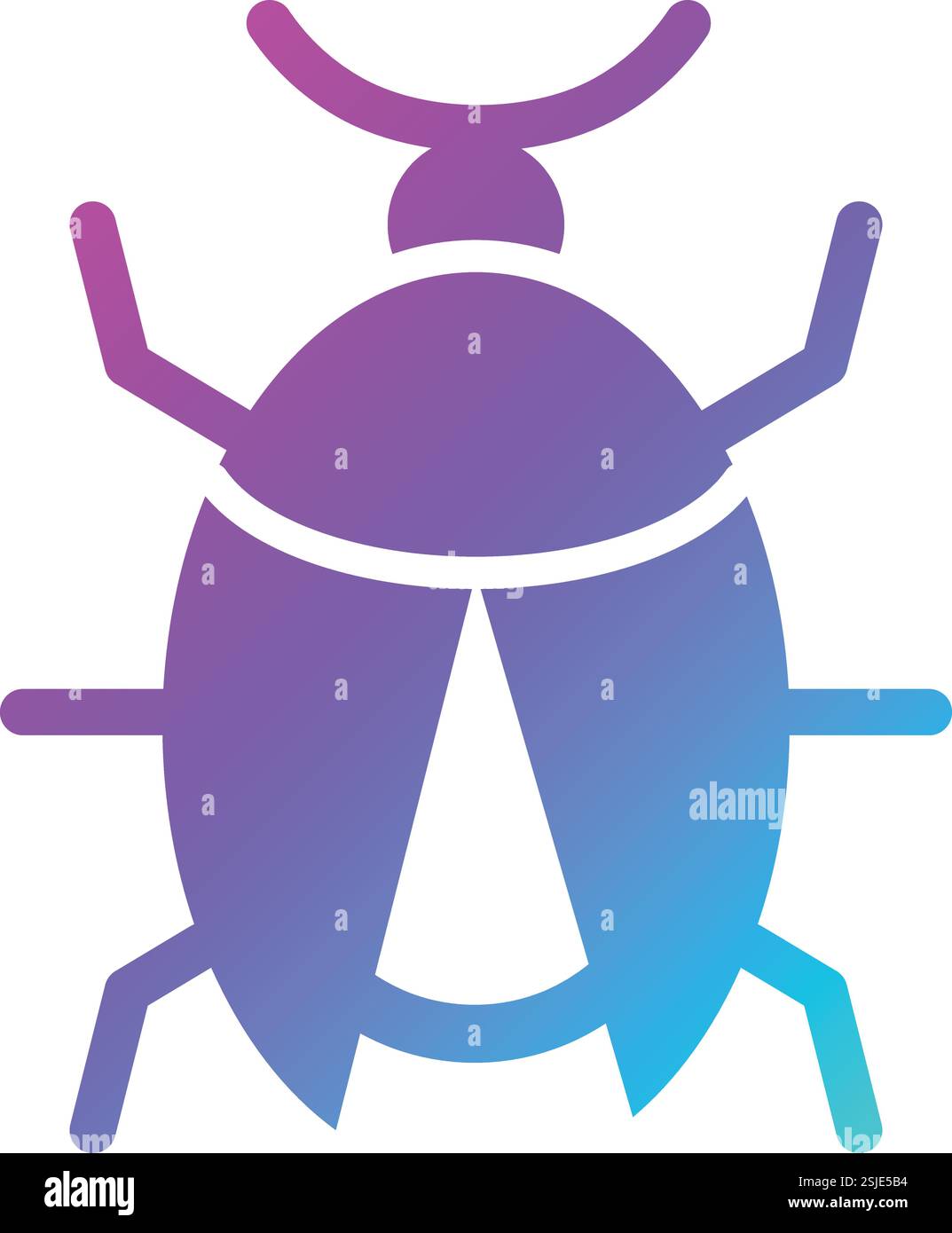 Ladybird Vector Icon Design Illustration Stock Vector Image & Art - Alamy