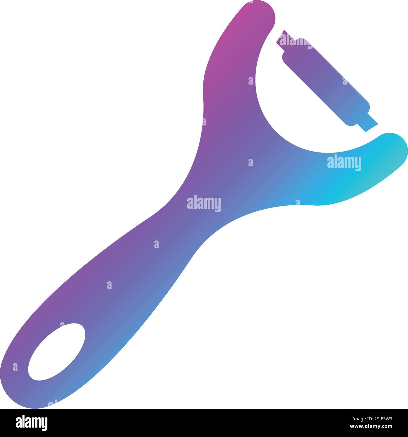 Peeler Vector Icon Design Illustration Stock Vector