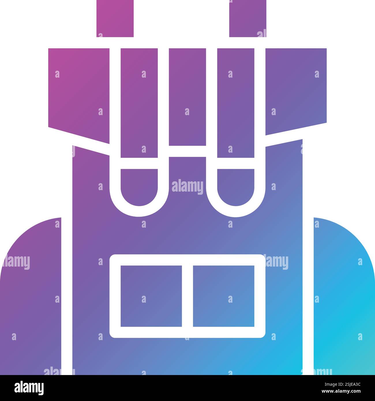 Backpack Vector Icon Design Illustration Stock Vector