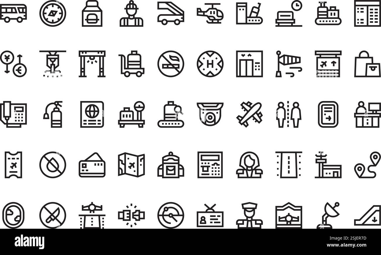 High-Quality Vector Icons Collection with Editable Stroke. Ideal for Professional and Creative Projects. Stock Vector
