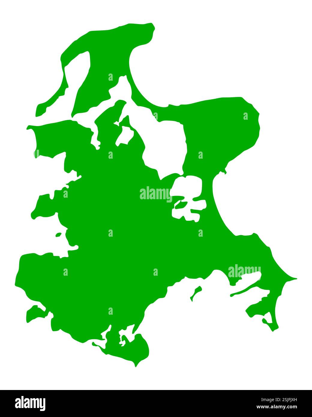 Map of Rügen Stock Photo - Alamy