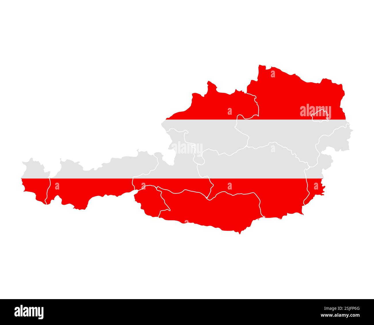 Map austria flag vienna hi-res stock photography and images - Alamy