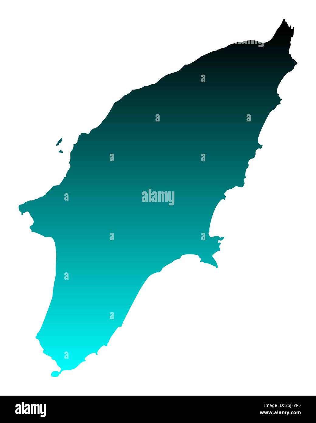 Map of Rhodes Stock Photo - Alamy