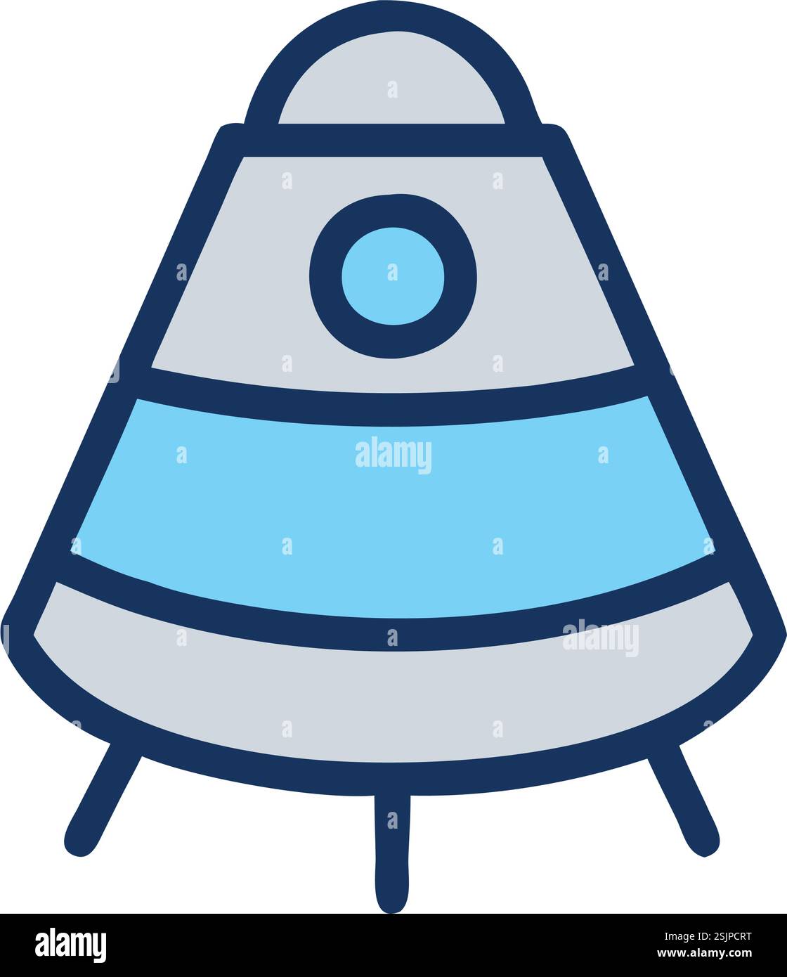 Space Exploration Space Capsule Icon Stock Vector Image & Art - Alamy