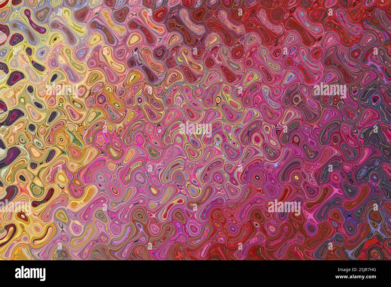 Abstract bright rainbow background eith waves Stock Photo - Alamy