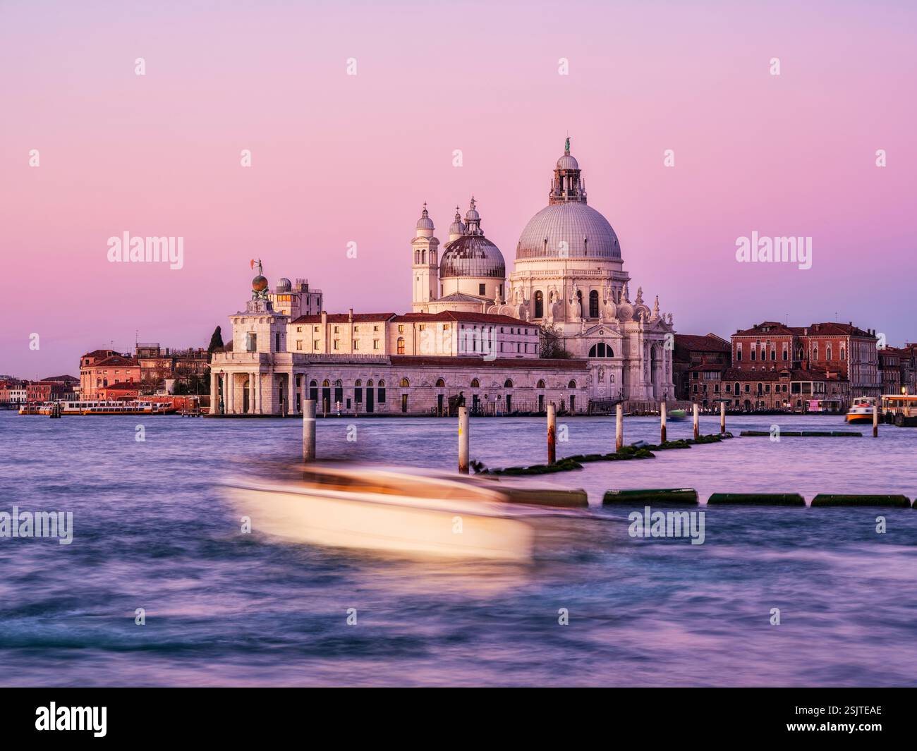 View of the Basilica di Santa Maria della Salute, Venice, Italy Stock ...