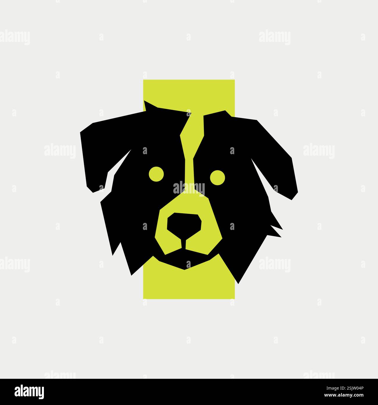 Vector illustration of cute dog logo Stock Vector Image & Art - Alamy