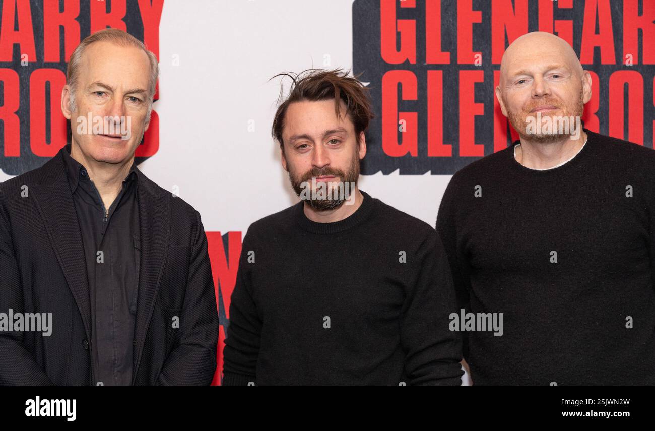 New York, USA. 11th Feb, 2025. Bob Odenkirk, Kieran Culkin and Bill