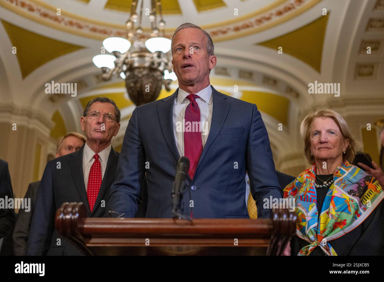 Washington, DC. 11th Feb, 2025. U.S. Senate Majority Leader John Thune ...