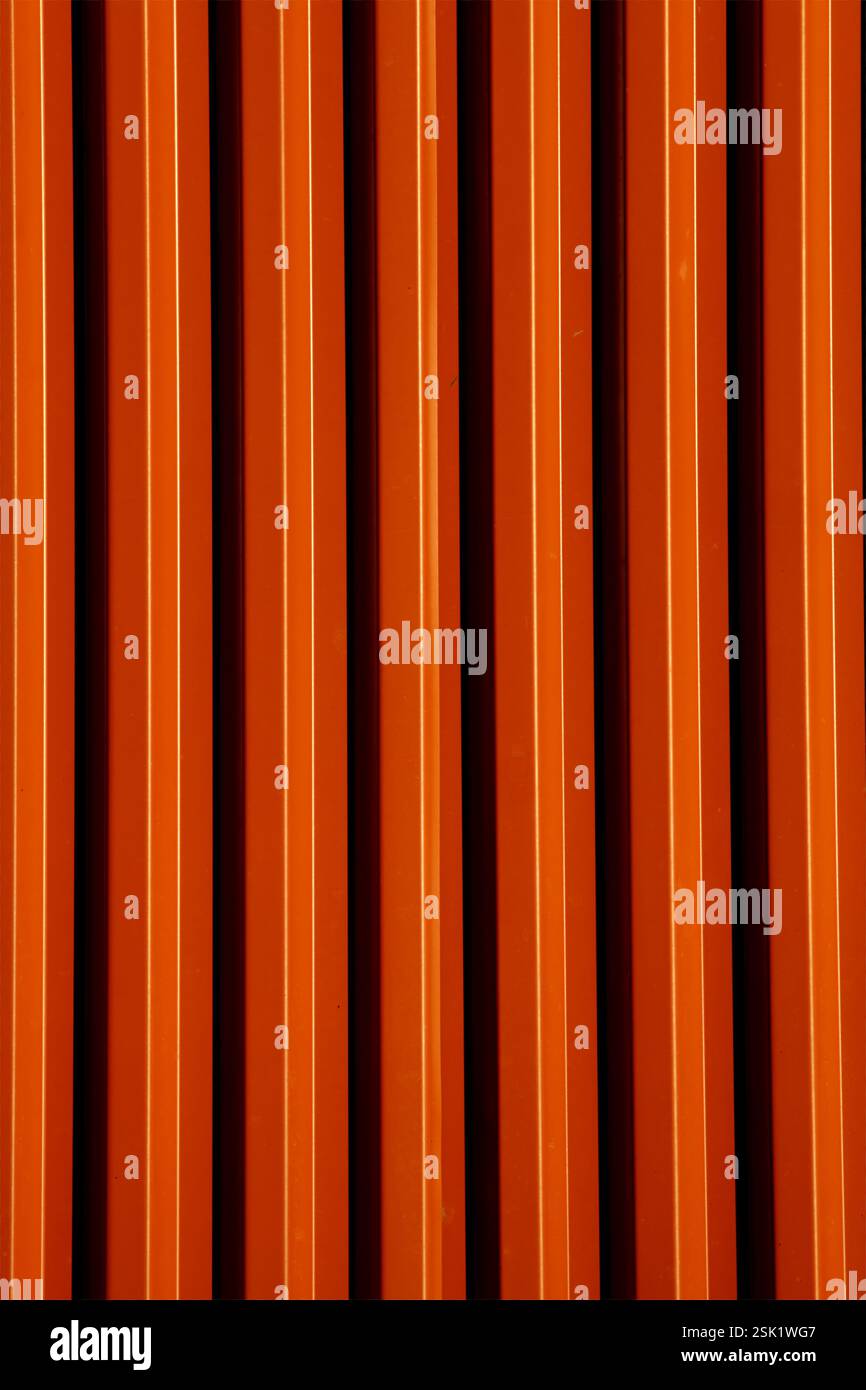 Red metallic lines with horinzontal lines background pattern texture 3d effect Stock Photo