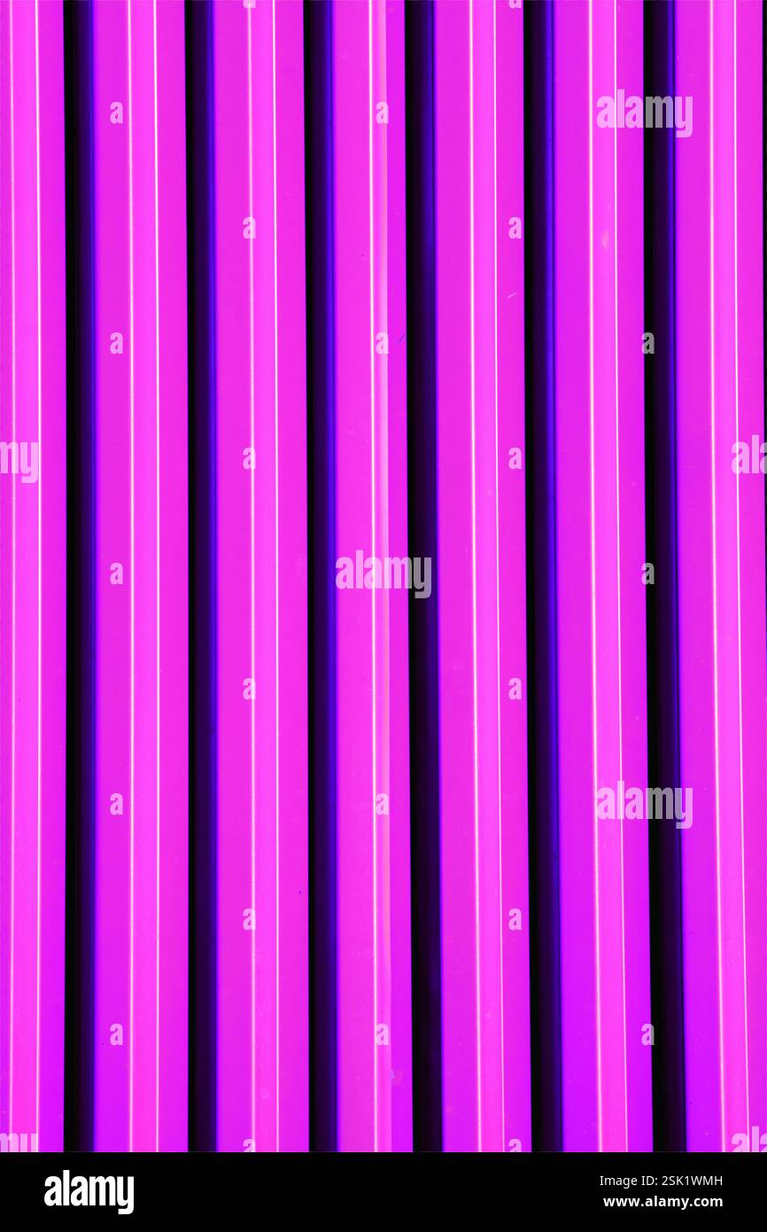 Pink metallic lines with optical Illusion background pattern texture Stock Photo