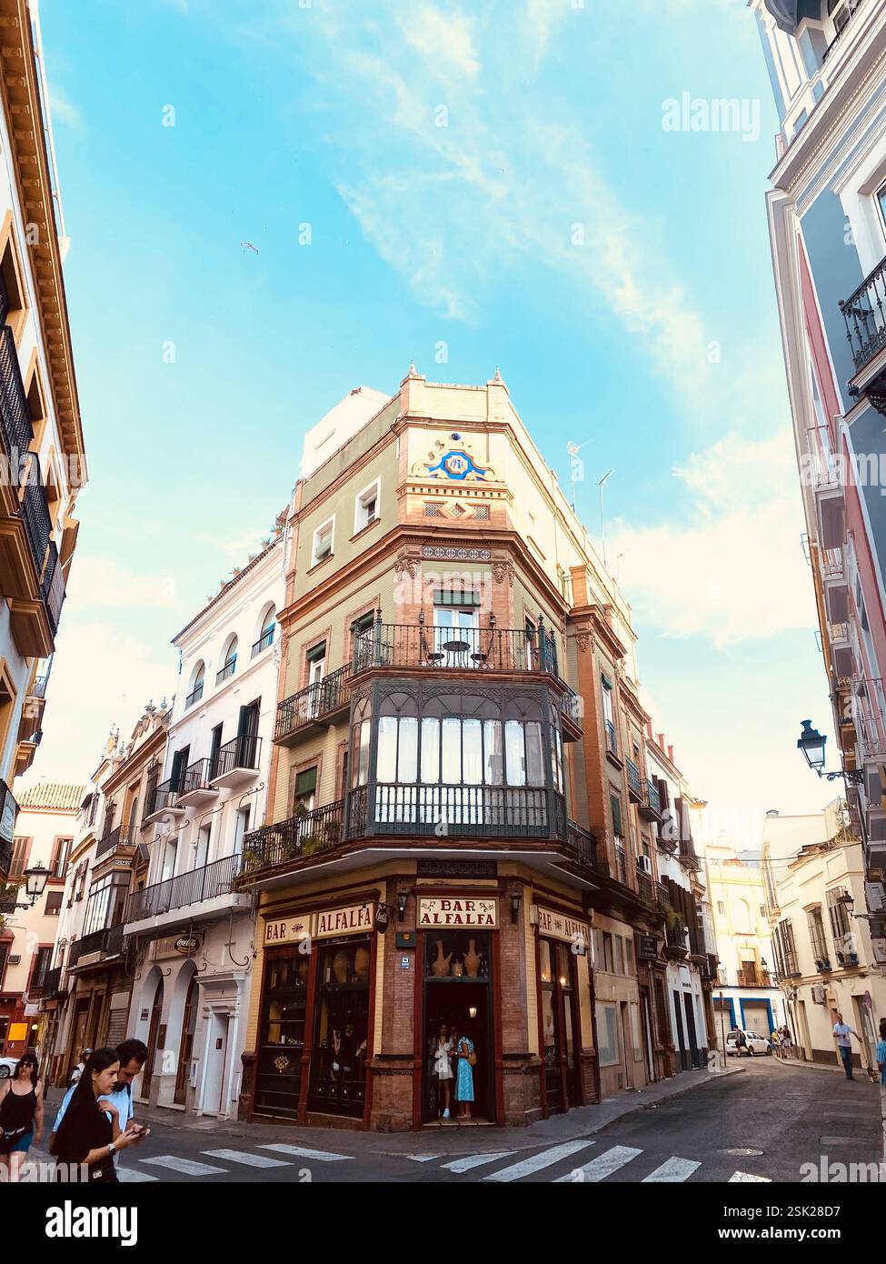 Spanish Food and Architedsture - Smartphone Captured Stock Image