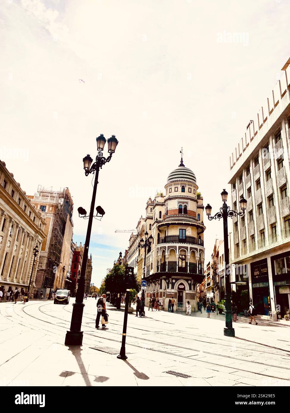 Spanish Food and Architedsture - Smartphone Captured Stock Image